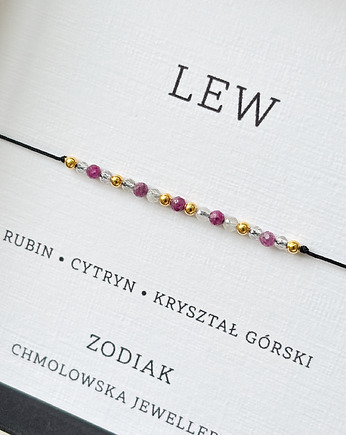 Zodiak bransoletka LEW, Chmolowska Jewellery