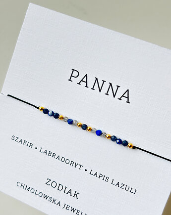 Zodiak bransoletka PANNA, Chmolowska Jewellery