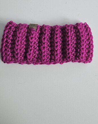 Opaska wełniana neonowy róż, Las i Łąka