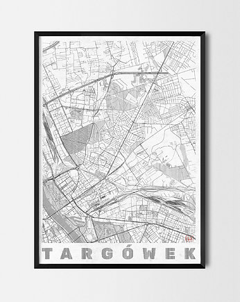 Plakat Targówek - CityArtPosters, CityArtPosters