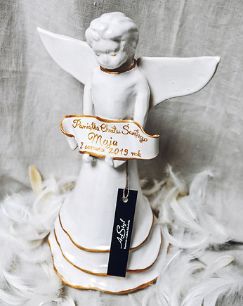 Anioł z dedykacją na prezent, ArtStyl Pracownia Ceramiki