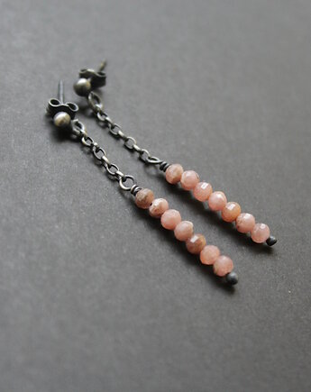 Kolczyki rodochrozyt, fado