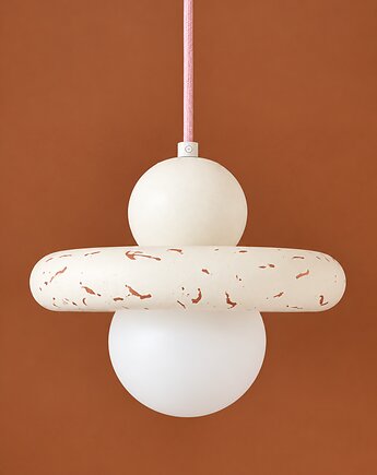 Lampa wisząca DONUT z Jesmonite , Fomu Studio