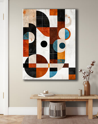 Geometria natury - Obraz na płótnie - Druk Blejtrama, Minimalizm, Loft #117, Black Sapphire Art