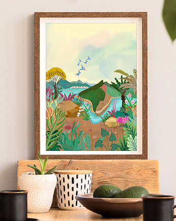 Indie  - plakat 50x70 cm, minimalmill
