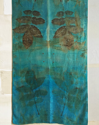 Jedwabny, szmaragdowy szal FOREVER, IMADEONE