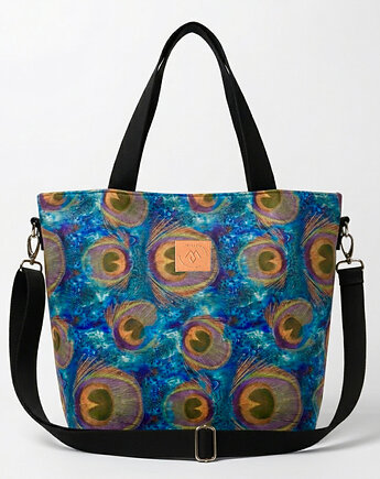 Duża torba shopperka "Mili Duo" - pióra, Militu