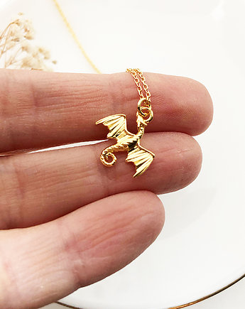 Naszyjnik ze smokiem, smok, gra o tron, Anemon Atelier