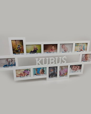 Multiramka ramka na zdjęcia imię proste 12 zdjęć 9x13, Wajdrew