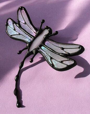 Broszka witrażowa owad "Ważka", Only Pure Glass