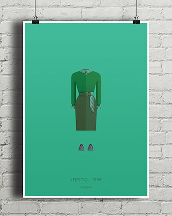 Vertigo - Hitchcock - plakat A2, minimalmill