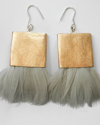 PIÓRKO kolczyki, Katarzyna Kaminska ART