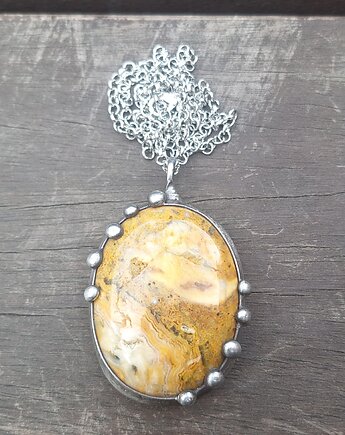 Szalony agat - wisiorek, po drugiej stronie lustra