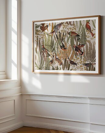 Plakat Ptaki  50x70 cm, Anita Tomala