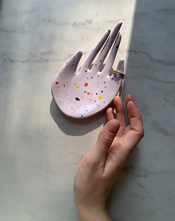 Ceramiczna Łapka Handmade Talerzyk na Biżuterię Lollipop, Maison Fragile