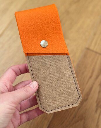 Marmollada - etui filcowe NA OŁÓWKI pomarańczowy + B, marmollada