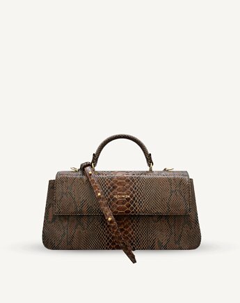 "Audrey Baguette" tłoczona na wzór węża. Dwa kolory, Hedonism