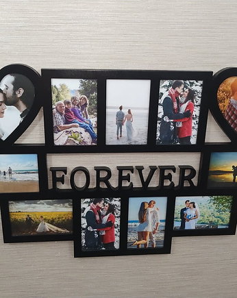 Multirama ramka na zdjęcia Forever mdf 11 zdjęć serca, Wajdrew