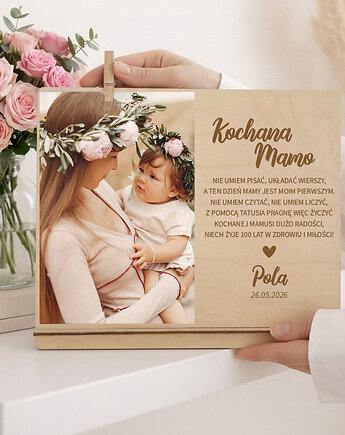 Ramka na zdjęcie prezent dla Mamy PIERWSZY Dzień Matki, DESION