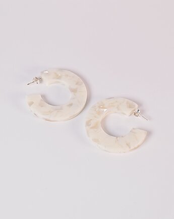 Kolczyki Tulip w kolorze Pearl, NINIcoJewelry