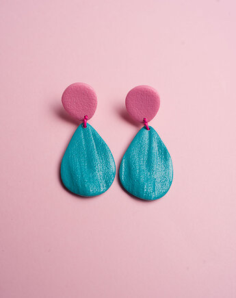 Wiszące sztyfty listki dwukolorowe, Dwie Gliny