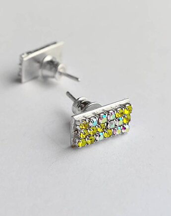 Kolczyki srebrne PROSTOKĄT, Katarzyna Kaminska ART