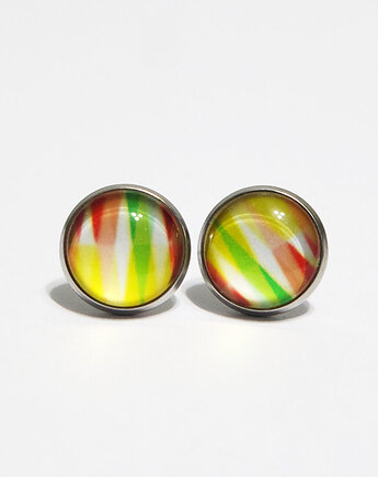 Kolczyki - Trójkąty kolorowe, yenoo