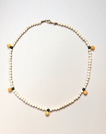 Naszyjnik owocowy z kamieni Cytrynka, Konevka store