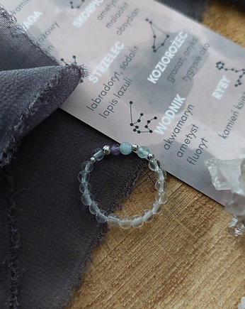 Pierścionek Zodiak Wodnik, REVEAL