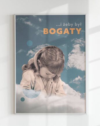 Plakat ŻYCZENIE (kolaż), Agnieszka Osiecka RYSUJĘ BO SIĘ NUDZĘ