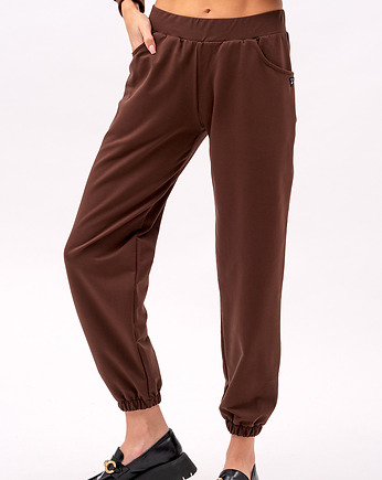 Dresowe spodnie damskie ,,SEHER" czekolada, 3 for U