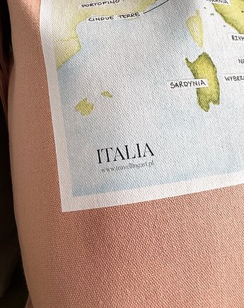 Torba Everyday Italy - róż, Travelling Art