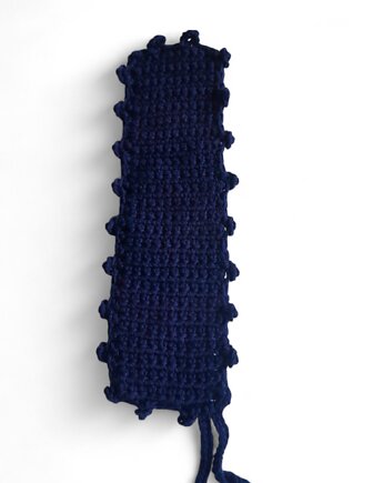 Szydełkowa zakładka do książki handmade, Malowane Nitki