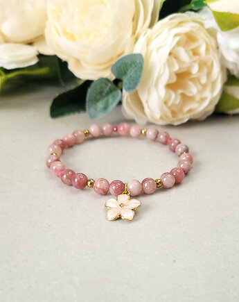 RADOŚĆ- bransoletka z kwiatkiem, Seylla pracownia