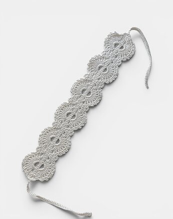 Opaska ażurowa ecru, Frozen Keys
