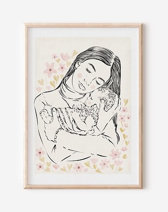 PORTRET RODZINNY - plakat personalizowany, Mint In Paper