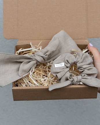 Zestaw prezentowy LINEN, wu handmade