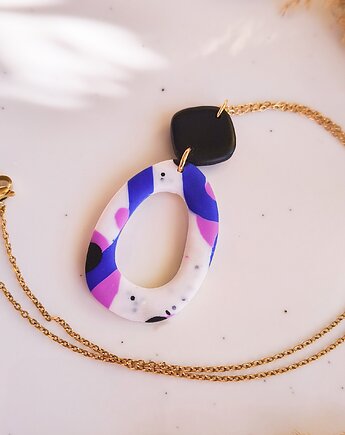 Naszyjnik geometryczny wisiorek z zawieszką akcesoria, dodatki, mały prezent, Dary Rusałki