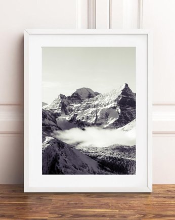 PLAKAT  góra górski krajobraz, black dot studio