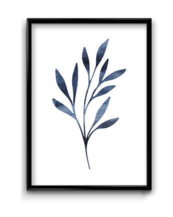 Plakat Gałązka Indygo, Bury Lis