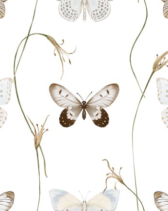 Tapeta ścienna Butterflies 53cmx10m PZ, Bajkowe Wnetrza