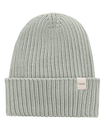 Czapka z wełny merino Szałwia / S, YOSOY