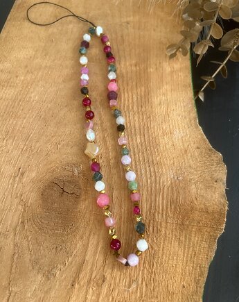 Zawieszka do telefonu - mix kamieni, Blask Natury