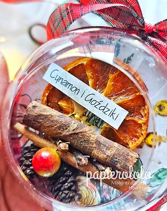 Bombka pachnąca świętami, papierololo