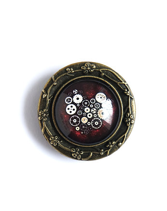 Broszka yenoo - Serce steampunk, yenoo