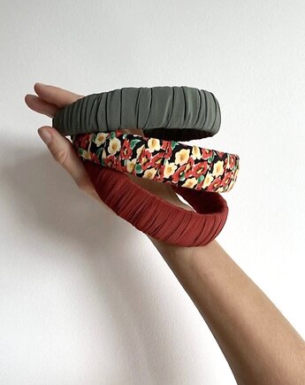 Opaska do włosów Molly Bordo w bordowym odcieniu, Volie Line