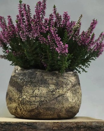 DREWNIAK_osłonka ceramiczna na kwiaty, LEP NA GLINĘ