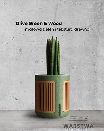 Doniczka Samonawadniająca SOLVA, WARSTWA art and design