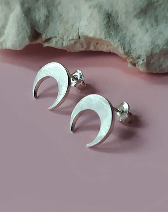Kolczyki Moons - srebro 925, Friedman Jewelry