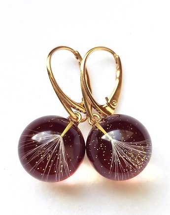 Kolczyki srebrne z dmuchawcem, Grol Jewellery
